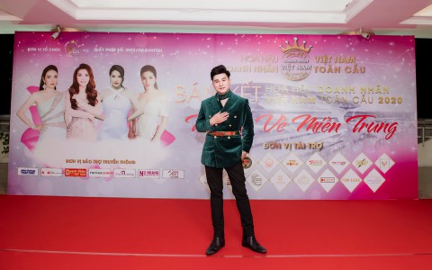 MC Minh Hưng người dẫn dắt cuộc thi Hoa hậu Doanh nhân Việt Nam Toàn cầu 2020 tổ chức tại Đà Nẵng